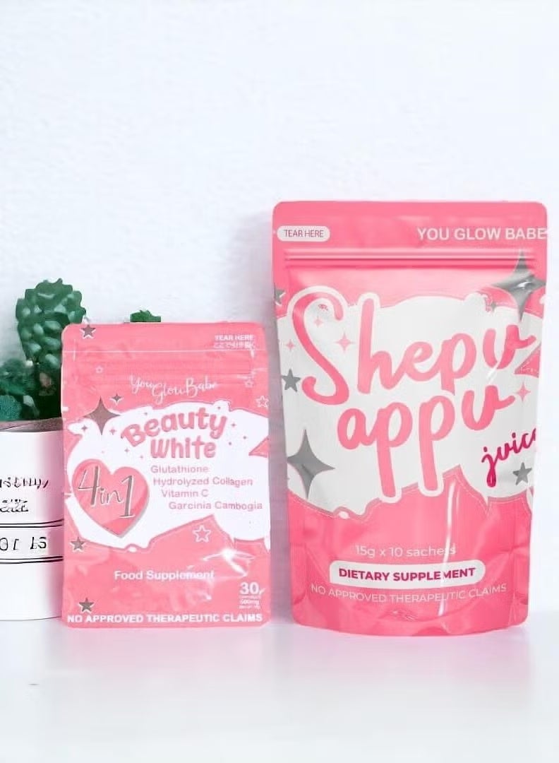 Shepu appu and beauty white Pack Of 2